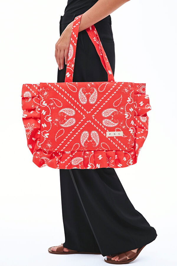 Paisley Red Bag