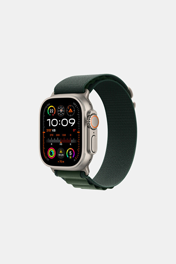 Watch Koyu Yeşil Alpine Loop Natürel Titanyum Kordon 49 mm MXMV3ZM/A 2