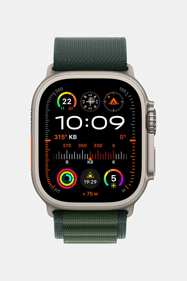 Watch Koyu&nbsp;Yeşil Alpine&nbsp;Loop Natürel&nbsp;Titanyum Kordon 49 mm MXMV3ZM/A 3