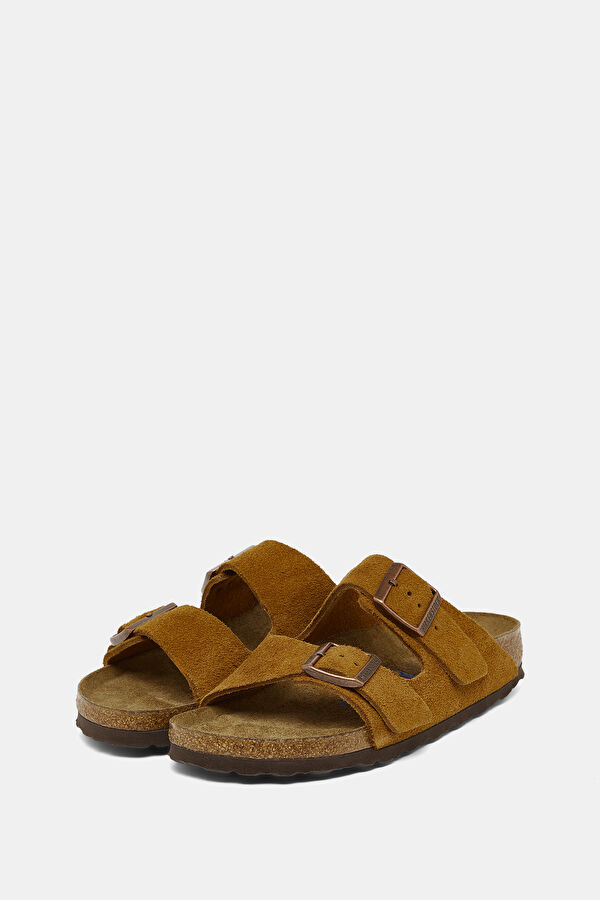 Arizona SFB VL Tan Leather Women's Slippers 2