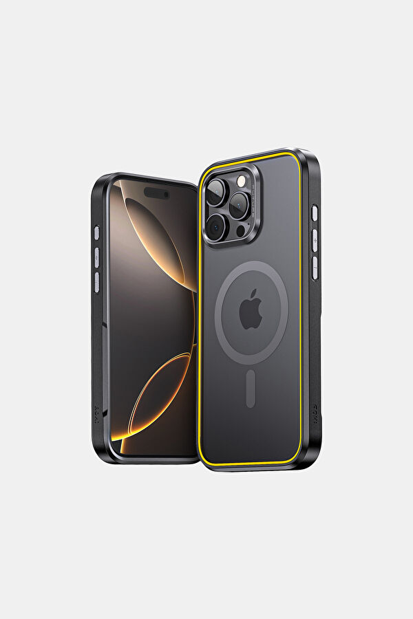 Geleceğin iPhone 16 Pro Magarmor Siyah Telefon Kılıfı