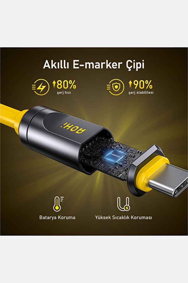 The Future Adonis USB-C to USB-C 1m Fast Charging/Data Cable 5