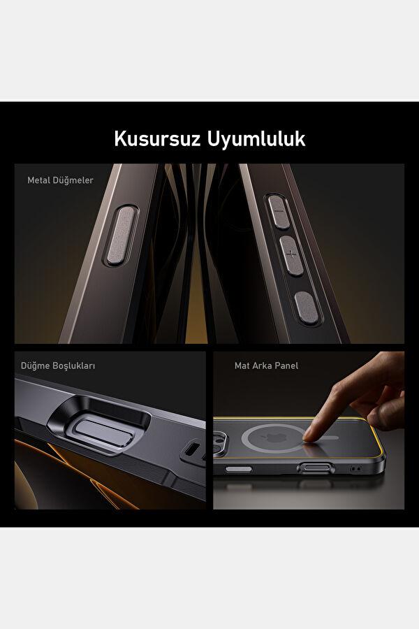 Geleceğin iPhone 16 Pro Magarmor Renksiz Telefon Kılıfı 7