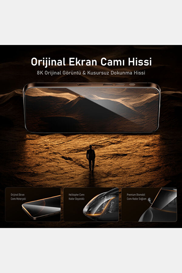 Geleceğin iPhone 16 Pro Renksiz Telefon Kılıfı 8