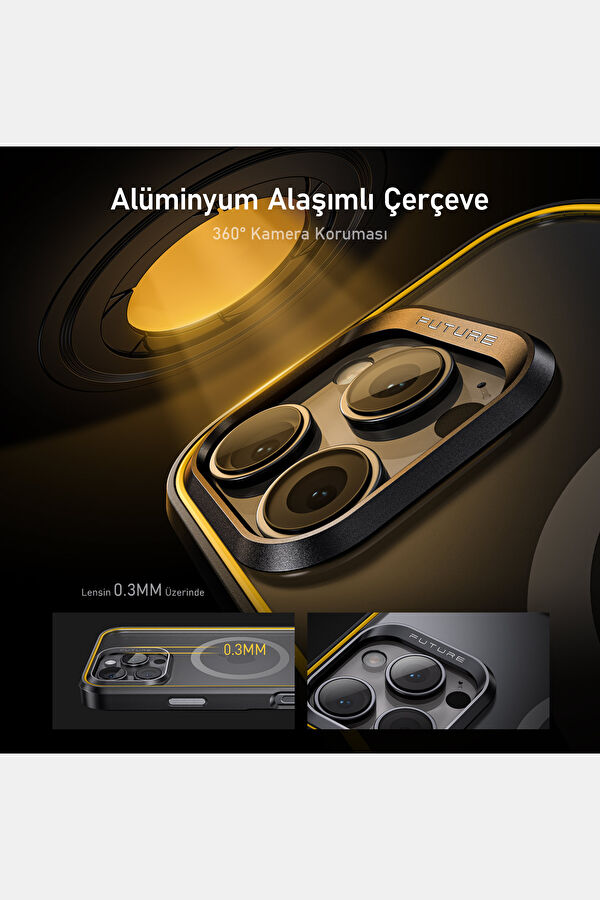 Geleceğin iPhone 16 Pro Beyaz Telefon Kılıfı 5