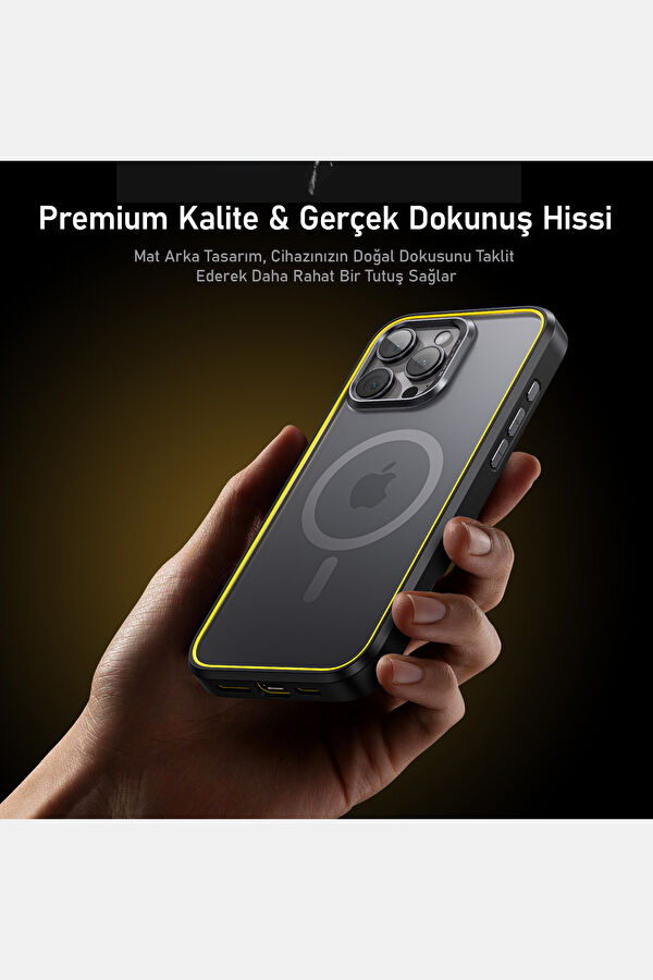 Geleceğin iPhone 16 Pro Max Magarmor Renksiz Telefon Kılıfı 6
