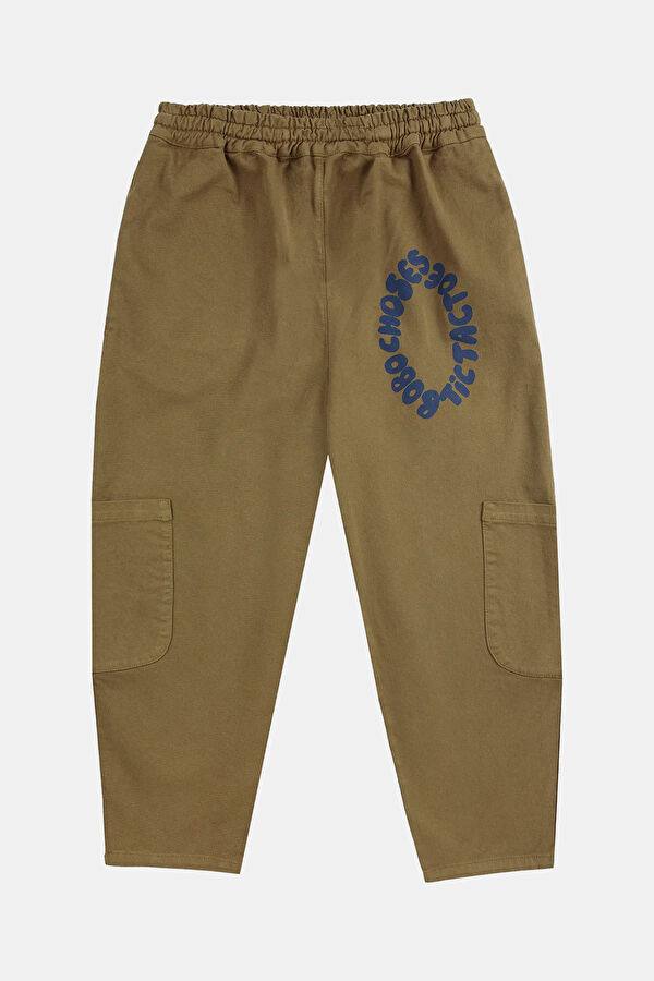 Relax Fit Brown Straight Cut Trousers