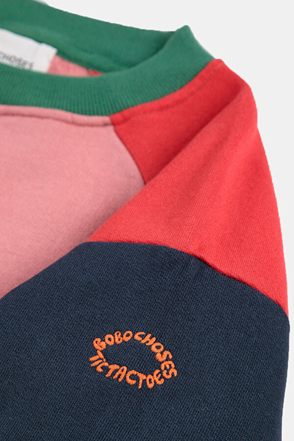 Multicolored Relax Fit Crew Neck Sweatshirt 3