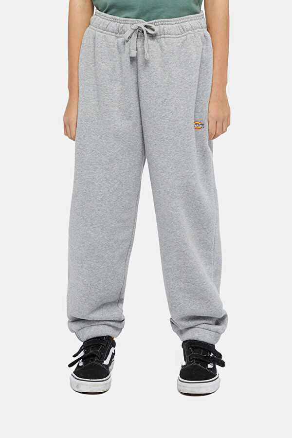 Gray Melange Slim Fit Kids Sports Pants 3