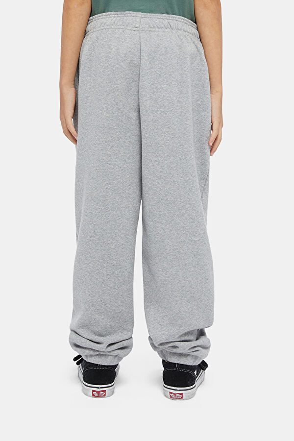 Gray Melange Slim Fit Kids Sports Pants 4