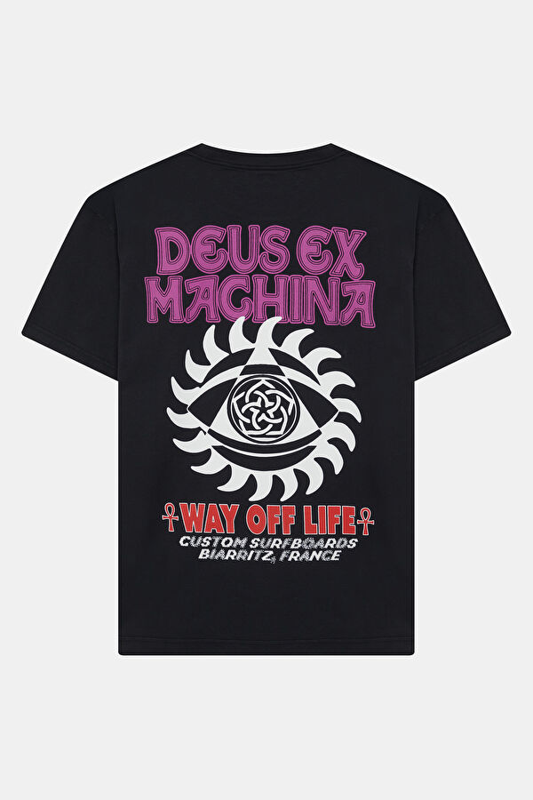 Relax Fit Anthracite Crew Neck Printed Men's T-Shirt 5