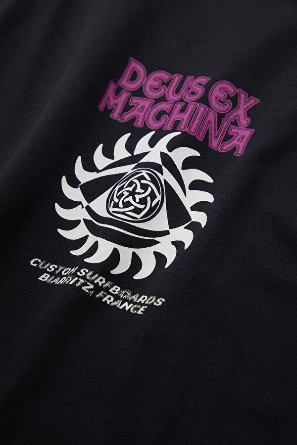 Relax Fit Anthracite Crew Neck Printed Men's T-Shirt 7