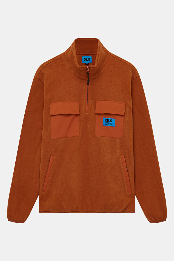 Kiremit Relax Kalıp Erkek Sweatshirt