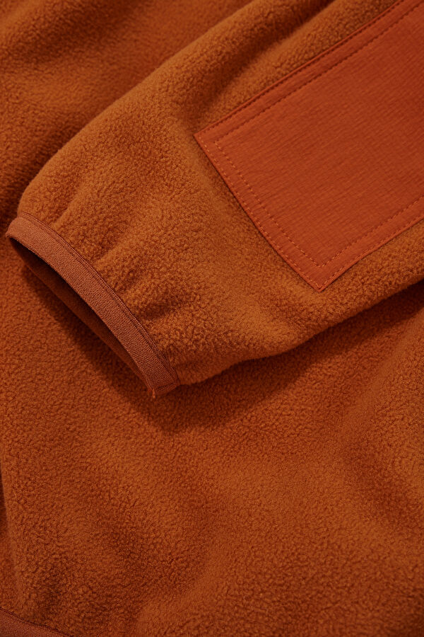 Kiremit Relax Kalıp Erkek Sweatshirt 5