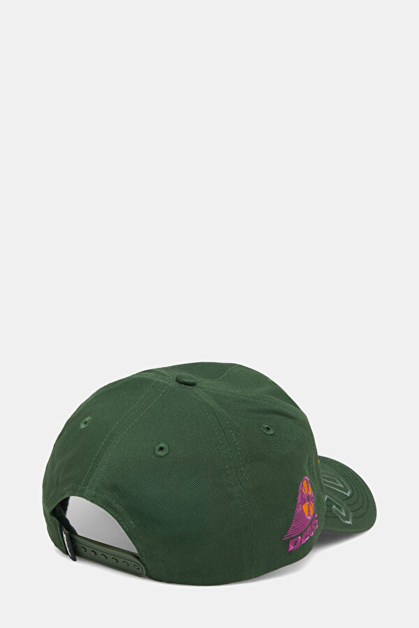 Dark Green Embroidered Hat 2