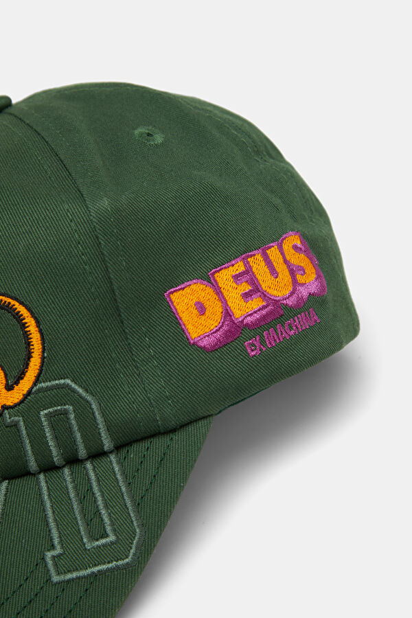 Dark Green Embroidered Hat 4