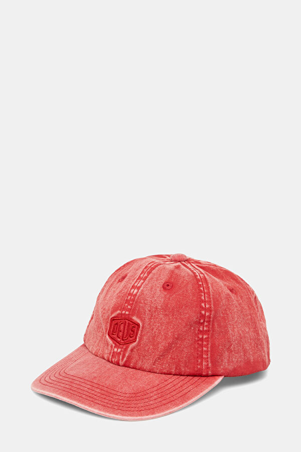 Shield Garment Dyed Dad Kırmızı Nakışlı Şapka