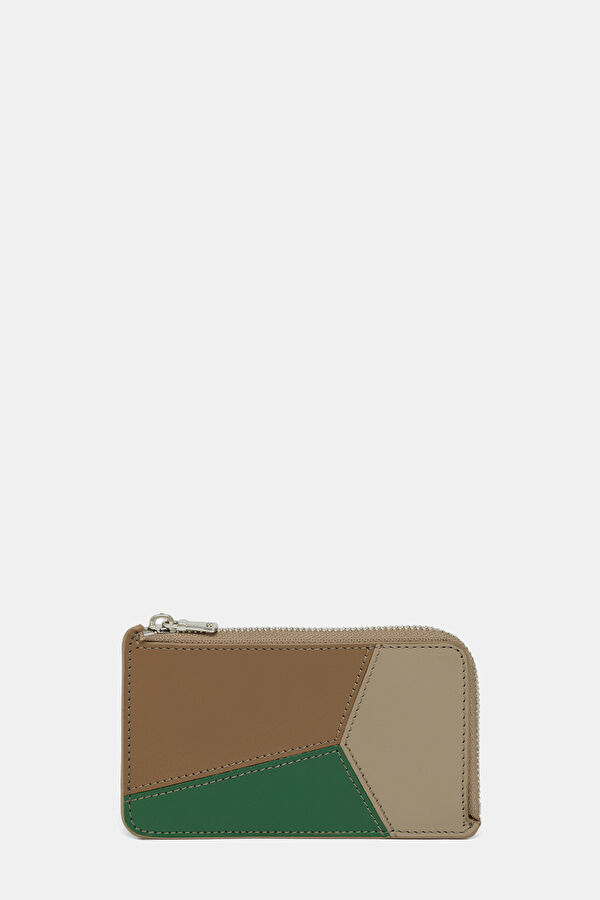 Brown Garnish Detailed Leather Wallet