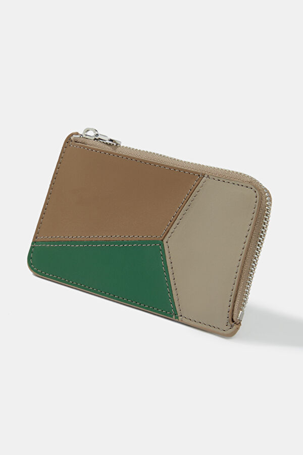 Brown Garnish Detailed Leather Wallet 3