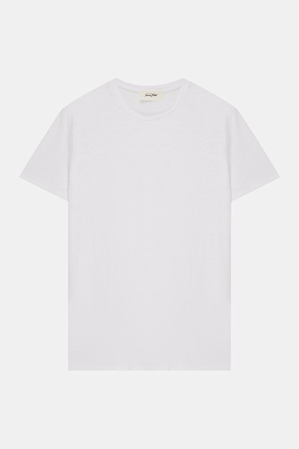Relax Fit White Crew Neck T-Shirt
