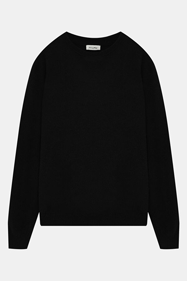 Black Wool Men's Sweater