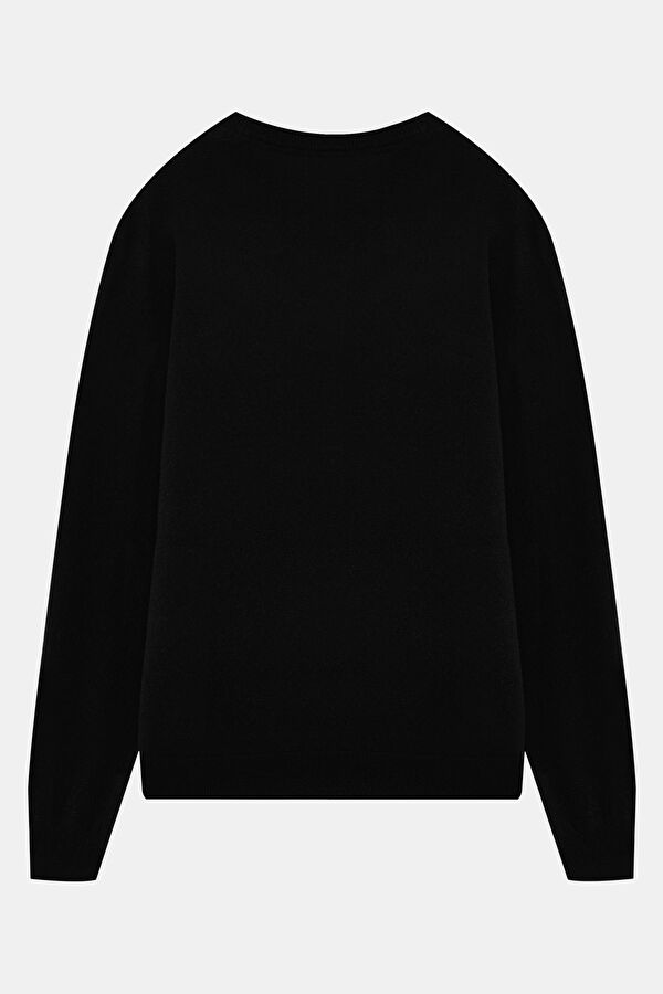 Black Wool Men's Sweater 2