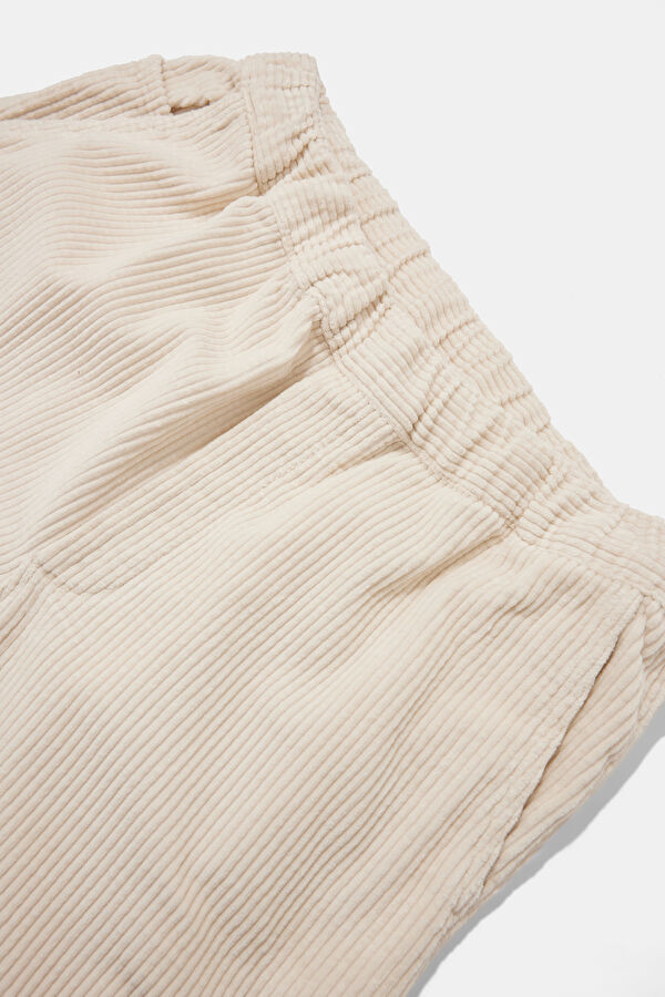Relax Fit Ecru Straight Men's Pants 3