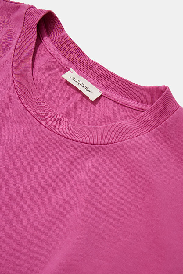 Relax Fit Pink Crew Neck T-Shirt 3