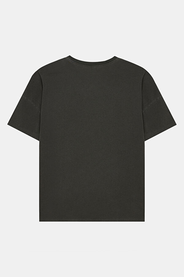 Relax Fit Anthracite Crew Neck T-Shirt 2