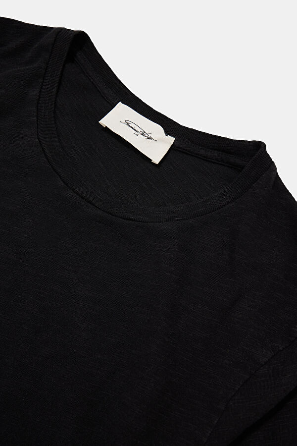 Relax Fit Black Crew Neck T-Shirt 3