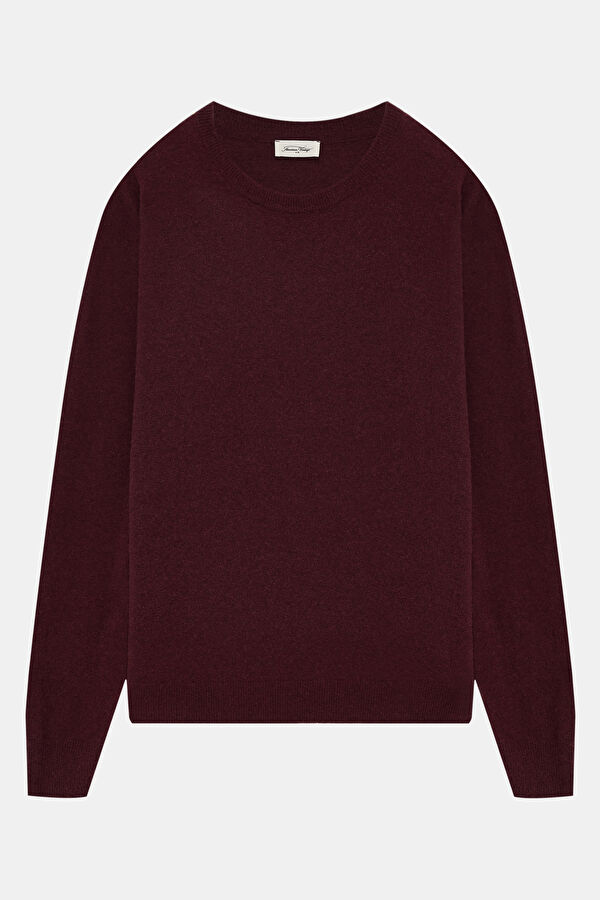 Burgundy Wool Men's Sweater