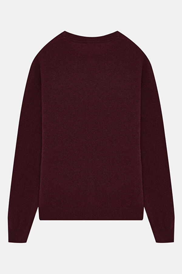 Burgundy Wool Men's Sweater 2