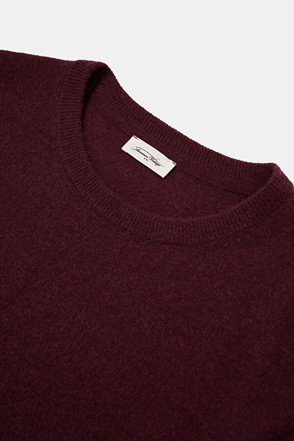 Burgundy Wool Men's Sweater 3