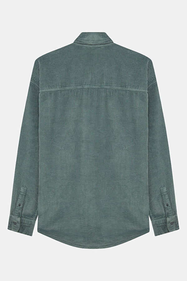 Relax Fit Green Men's Shirt 2