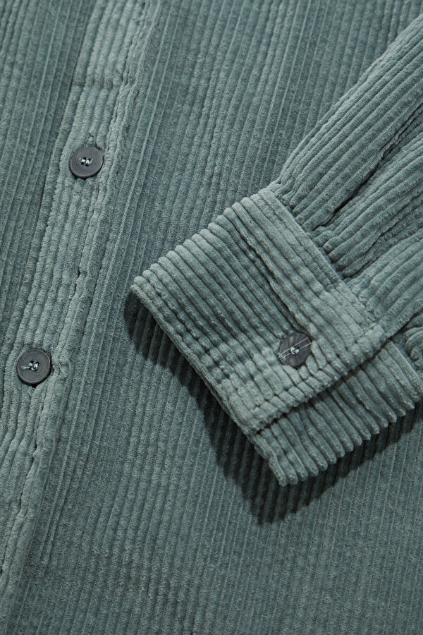 Relax Fit Green Men's Shirt 4