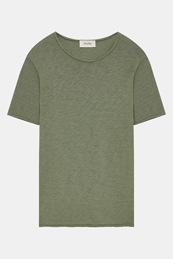 Relax Fit Green Crew Neck T-Shirt