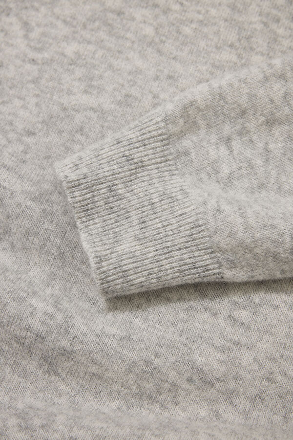 Grey Wool Men's Sweater 4