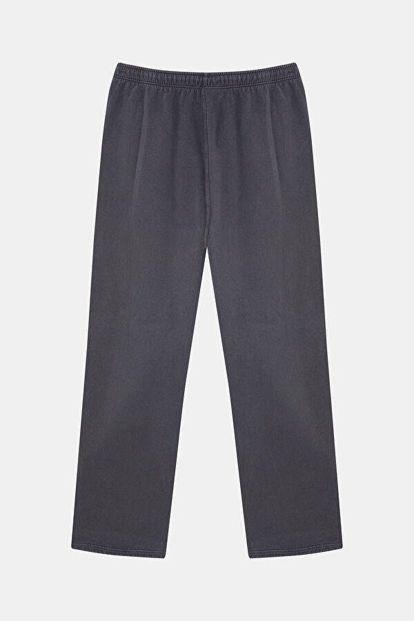 Grey Wide Leg Sport Men's Trousers 2