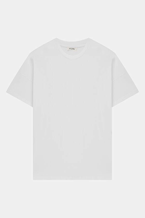 Relax Fit White Crew Neck T-Shirt