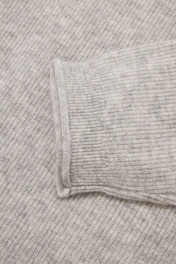 Grey Wool Women's Sweater 4