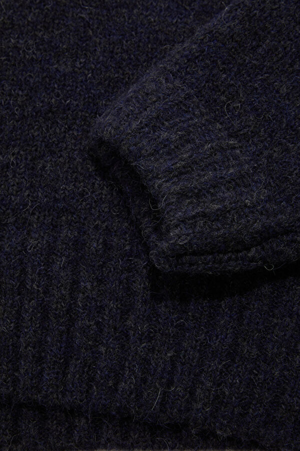 Navy Blue Women's Sweater 4