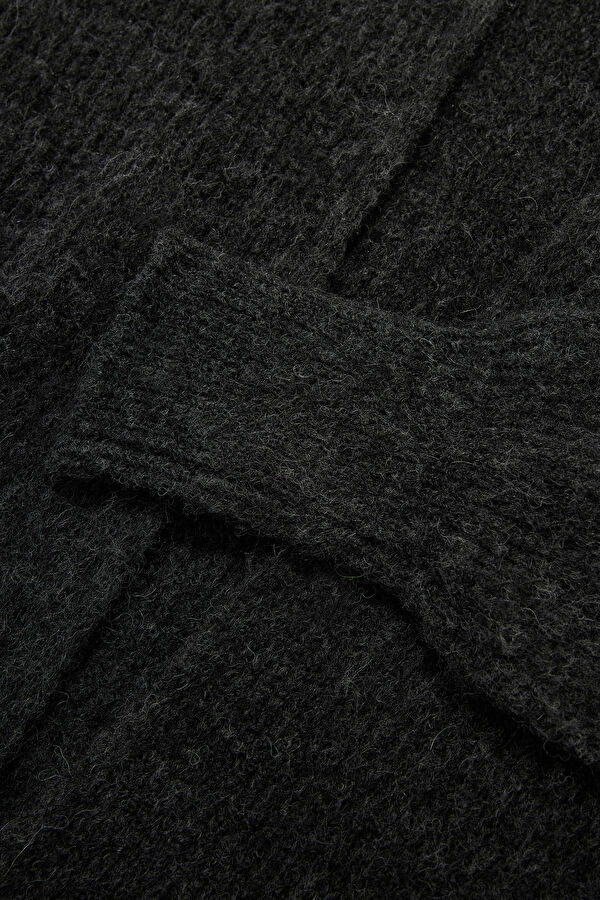 Dark Gray Women's Cardigan 4