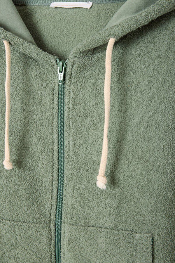 Khaki Women's Sweatshirt 2