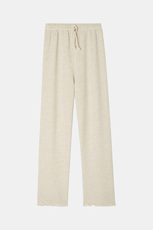 Ecru Straight Women's Pants
