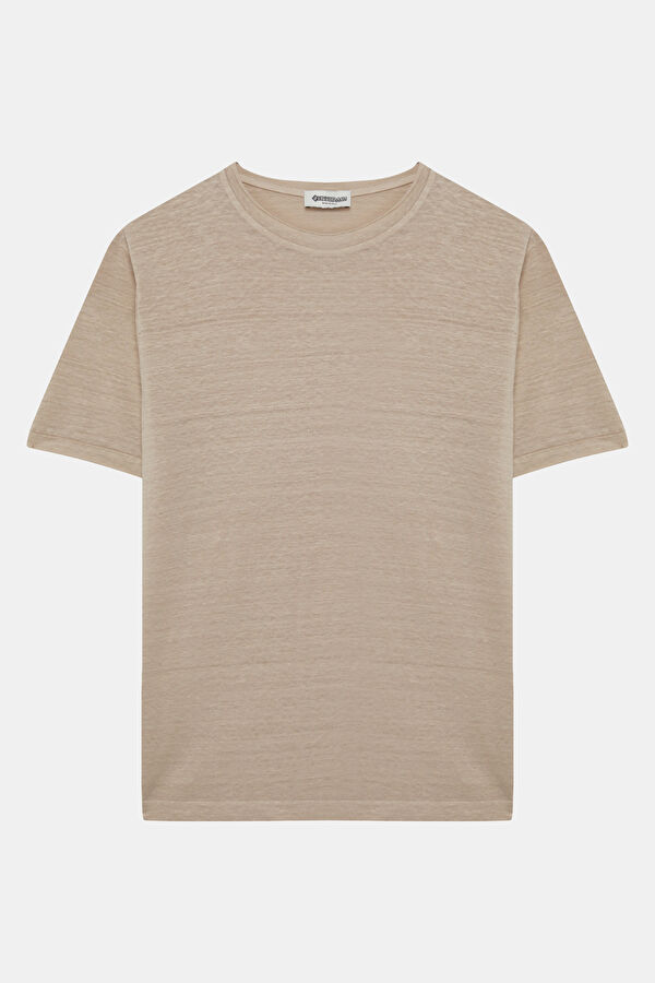 Powder Pink Crew Neck Men's T-Shirt