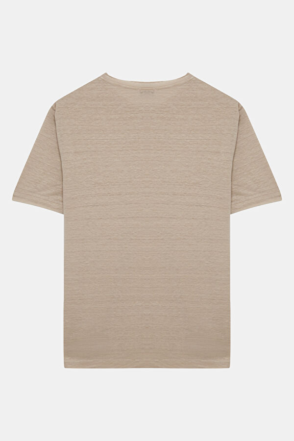 Powder Pink Crew Neck Men's T-Shirt 2