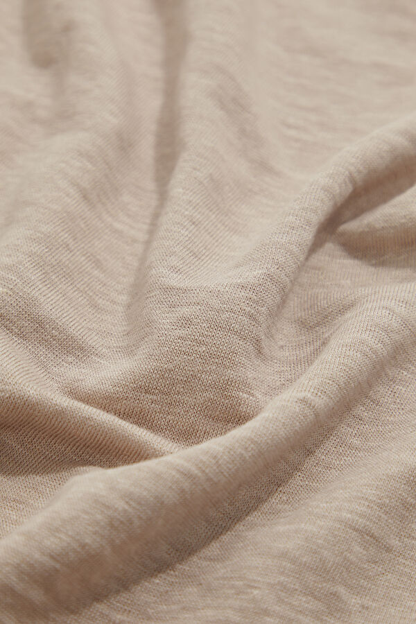 Powder Pink Crew Neck Men's T-Shirt 4
