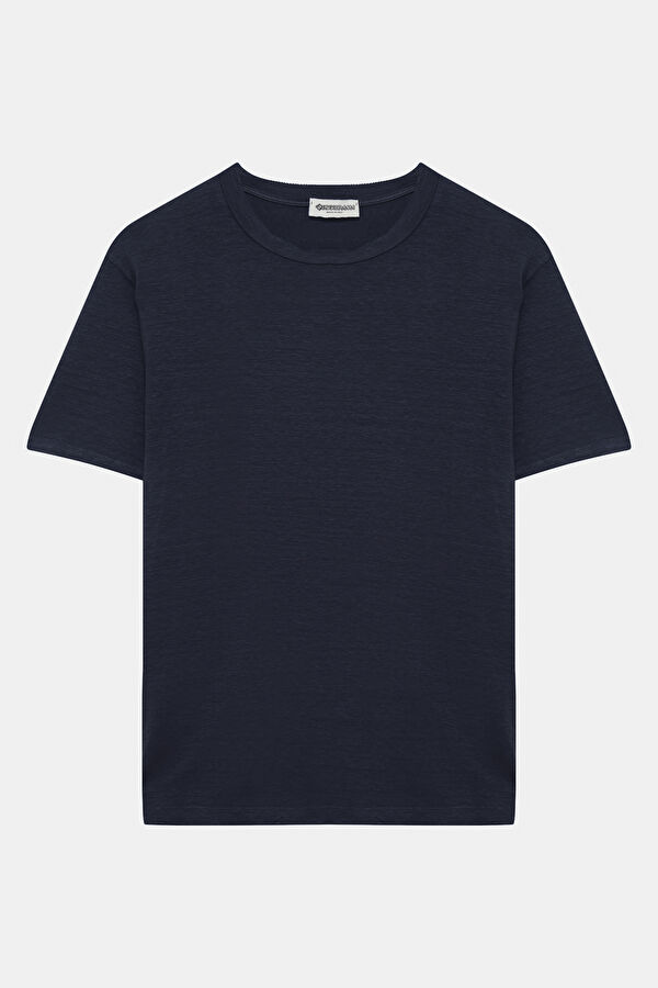 Navy Crew Neck Men's T-Shirt