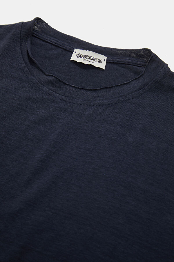 Navy Crew Neck Men's T-Shirt 3
