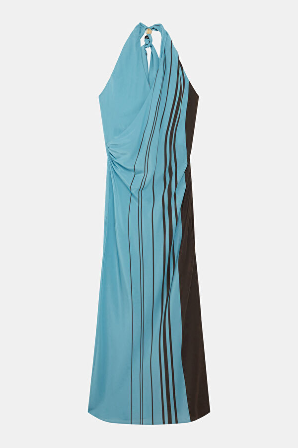 Blue Patterned Dress